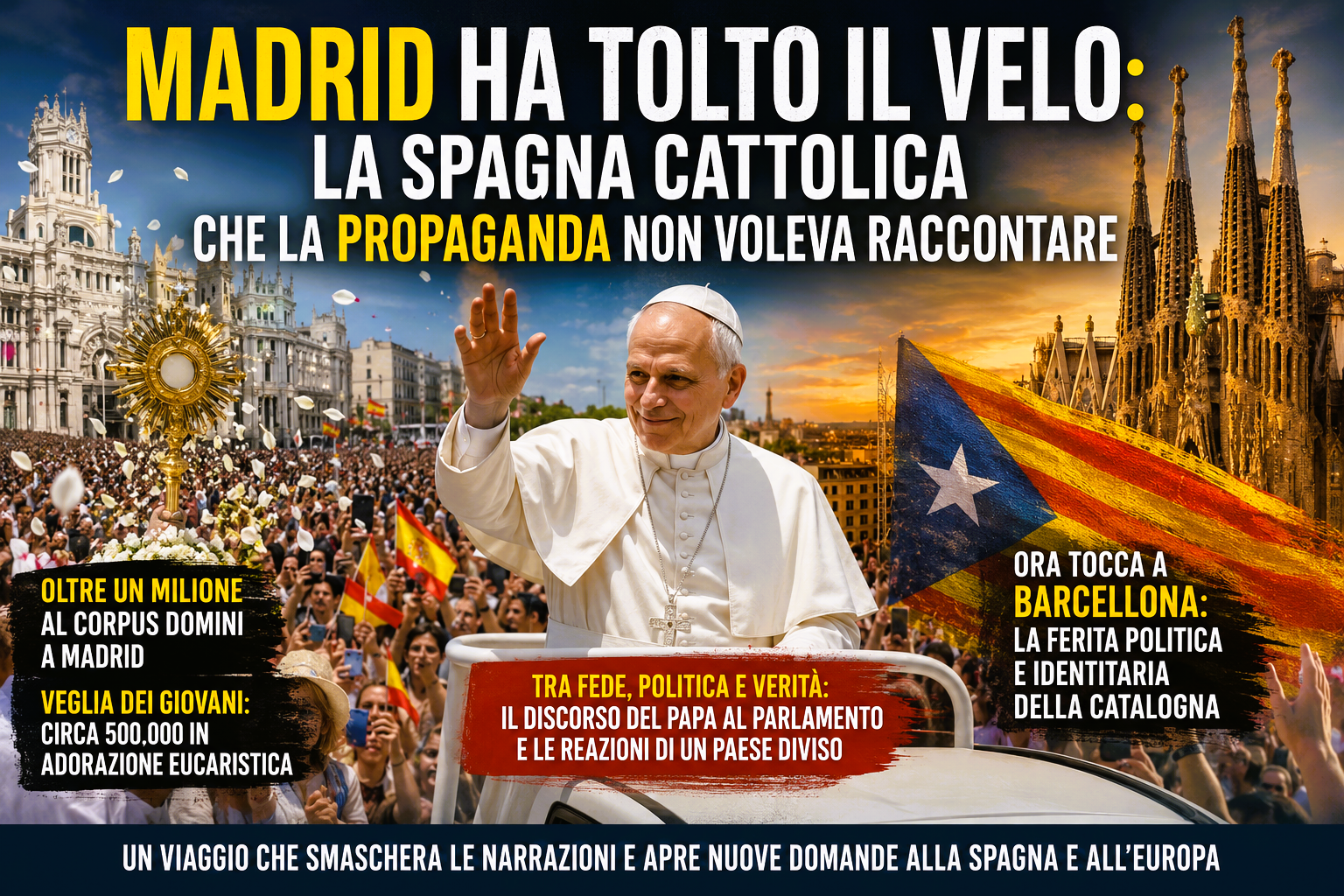 MADRID HA TOLTO IL VELO: LA SPAGNA CATTOLICA CHE LA PROPAGANDA NON VOLEVA RACCONTARE