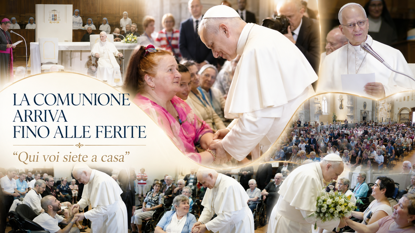 LA COMUNIONE ARRIVA FINO ALLE FERITE: «QUI VOI SIETE A CASA»
